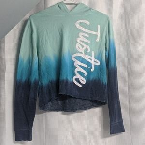 Justice Cropped Hoodie